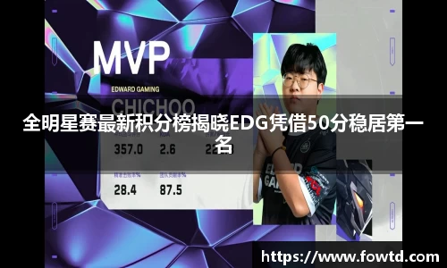 全明星赛最新积分榜揭晓EDG凭借50分稳居第一名
